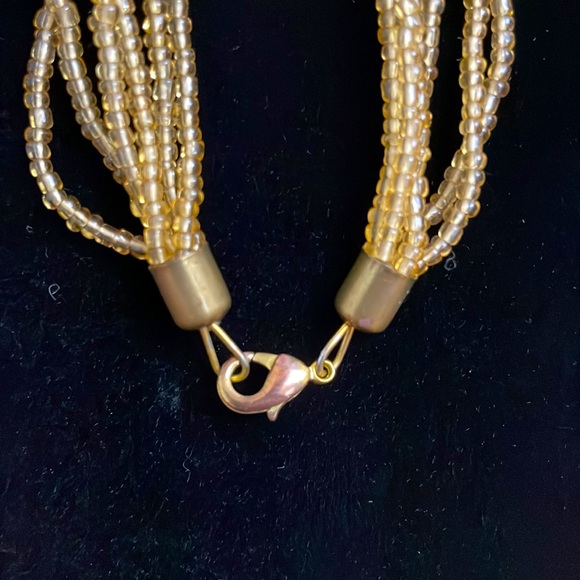 Vintage Glass and Seed Bead Necklace - Picture 6 of 6